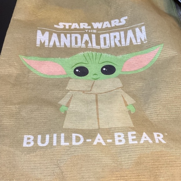 Build-A-Bear Star Wars Mandalorian Kids Drawstring Bag - Green - Picture 6 of 7